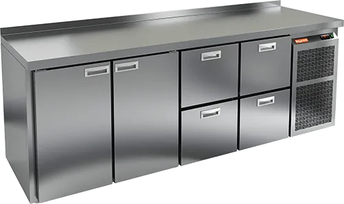 Столы холодильные СТОЛ С МОРОЗИЛЬНЫМ ШКАФОМ HICOLD GN 1122 BR2 BT (R290)