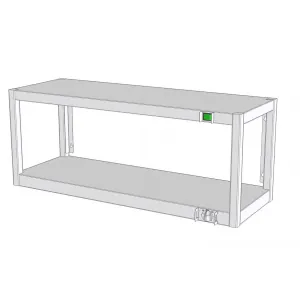 Полка тепловая настенная RoboLabs ПСПК1РД-100/35-В4-2