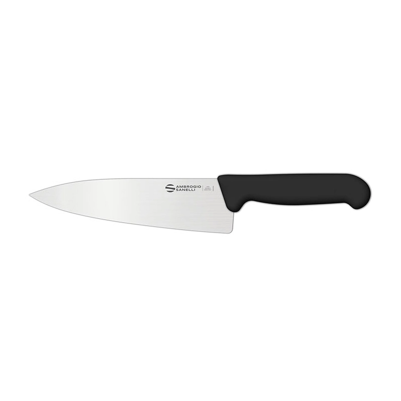 Нож Sanelli Ambrogio серии Supra, SC49016B, кухонный 160 х 44 мм, черный