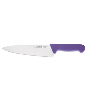 Нож поварской L 26см с широким лезвием фиолетовая ручка GIESSER 8455 pp 26 hvi