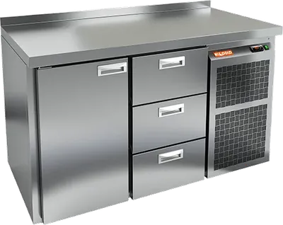 Столы холодильные СТОЛ С МОРОЗИЛЬНЫМ ШКАФОМ HICOLD BN 13 BR2 BT (R290)