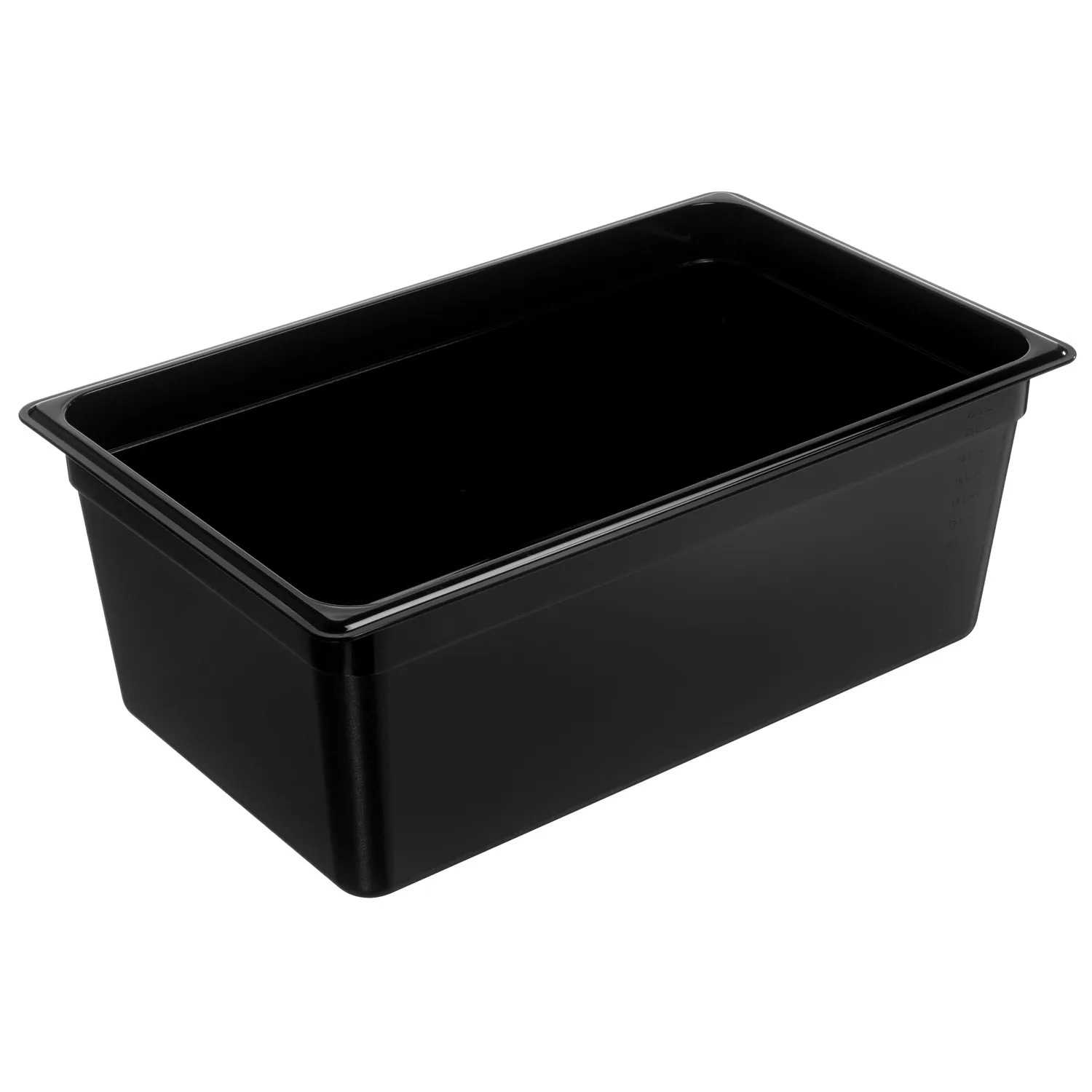 Гастроемкость 1/1 h=200 мм. 530*325 мм. 26 л. поликарб. черная GP Gastroplast