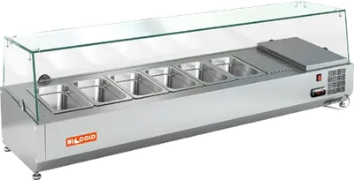 Витрины холодильные универсальные ВИТРИНА HICOLD VRTG 1525 1/4