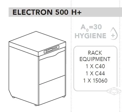Фронтальные посудомоечные машины МАШИНА ПОСУДОМОЕЧНАЯ DIHR ELECTRON 500 H+