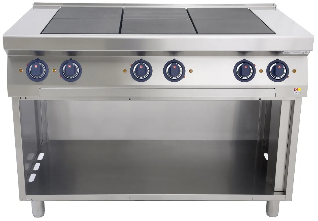 Плиты профессиональные ПЛИТА 6 КОНФОРОЧН.700СЕР KOGAST ES-T67/P