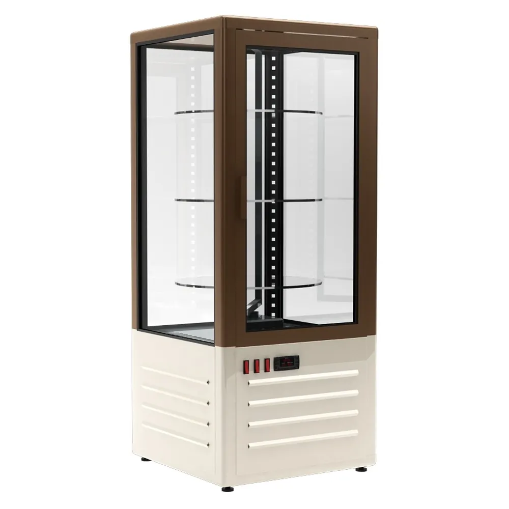 Витрина кондитерская Полюс D4 VM 120-1 (R120C) (1015-0102 (бежево-коричневый))