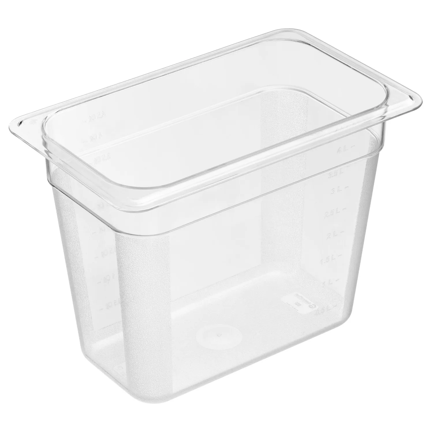 Гастроемкость 1/4 h=200 мм. 265*162 мм. 4,7 л. поликарб. прозрачная GP Gastroplast