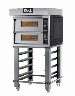 Печи для пиццы Печь подовая для пиццы MORETTI FORNI ID-D 60.60 + стенд с направляющими