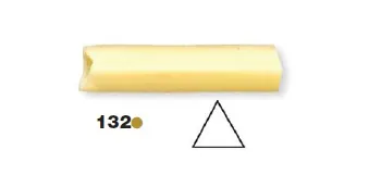 Форма LA MONFERRINA для P6/P12 TUBI TRIANGOLARI LISCI 10 MM 132 бронза