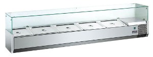 Витрины холодильные универсальные ВИТРИНА ХОЛОДИЛЬНАЯ HURAKAN HKN-VRX1500/380