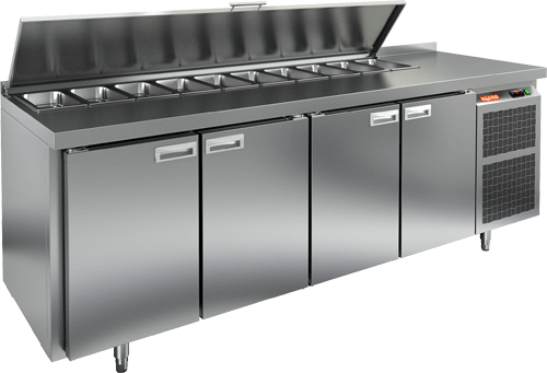 СТОЛ ДЛЯ САЛАТОВ HICOLD SL1-1111GN (1/3) (R290)