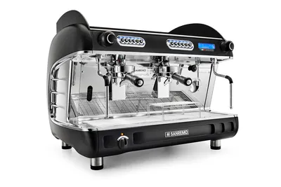Кофемашины Кофемашина Sanremo Verona SED+AM (автомат) 2 высокие гр. экономайзер, чёрная