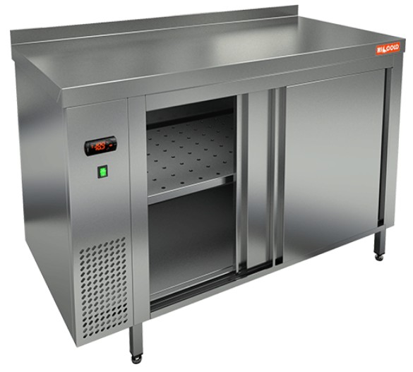 Столы тепловые TS 10 SN (1000x600x850) тепловой стол-купе пристенный, HICOLD RUS