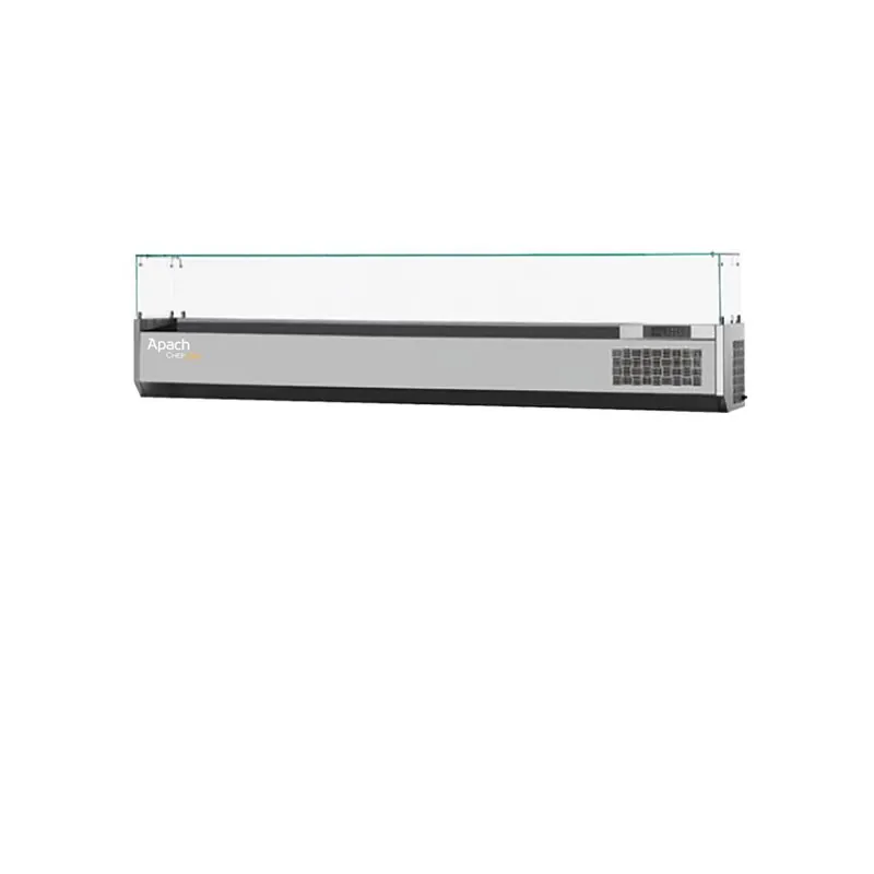Витрины холодильные универсальные ВИТРИНА ХОЛОДИЛЬНАЯ СО СТЕКЛОМ APACH CHEF LINE LDR23032GR Б/АГРЕГАТА
