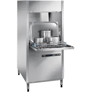 Котломоечные машины Машина котломоечная фронтальная Hobart 702-11A Ecomax с дозатором моющего средства и сливной помпой