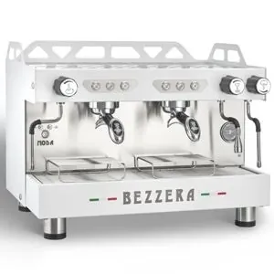 Кофемашины Кофемашина автомат BEZZERA MODA DE 2GR белая+экономайз+подсвет мультифазная