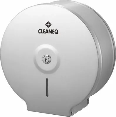 Диспенсеры бумаги для WC Диспенсер CLEANEQ KW-7300, для туалетной бумаги, шлифованная сталь