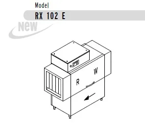 Конвейерные посудомоечные машины МАШИНА ПОСУДОМОЕЧНАЯ DIHR RX 102 E SX