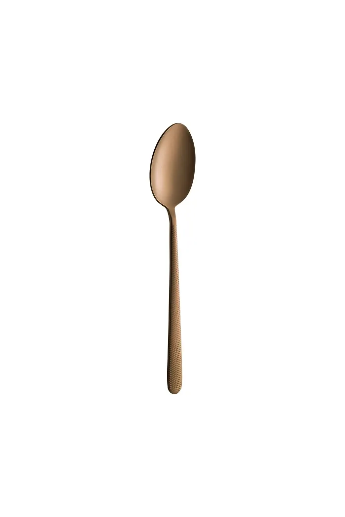 Ложка Bonna серии Иллюзион, 1925ILUO1MBR, 74158, чайная бронзовая 18/10 2,5 мм 12,8 см