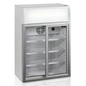 Шкафы морозильные Шкаф холодильный со стеклом Tefcold FSC100
