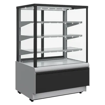 Витрины кондитерские Витрина кондитерская Полюс KC70 VM 0,9-1 9006-9005 (ВХСв-0,9д Carboma Cube ТЕХНО)