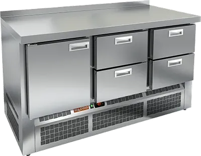 Столы холодильные СТОЛ С МОРОЗИЛЬНЫМ ШКАФОМ HICOLD SNE 122/BT (R290)