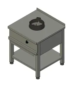 Плиты профессиональные ПЛИТА ГАЗОВАЯ ВУЛКАН-HEIDEBRENNER KSW 01  WOK АРТ.8589