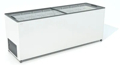 Лари морозильные ЛАРЬ МОРОЗИЛЬНЫЙ FROSTOR F 700 С ПРЯМОЕ СТЕКЛО СЕРЫЙ (ПРОПАН)