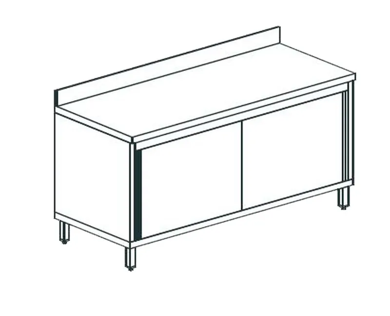 СТОЛ ПРОИЗВОДСТВЕННЫЙ ЗАКРЫТЫЙ APACH CHEF LINE LWC619SH2SDU