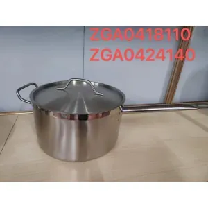 Наплитная посуда Сотейник D 24см h 14см 6л дно сэндвич Enigma Cookware ZGA0424140