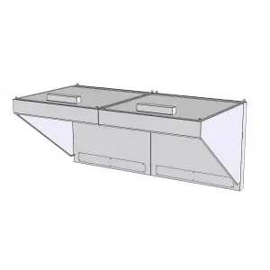 Зонты вытяжные Зонт вытяжной пристенный RoboLabs KF065-02-4400