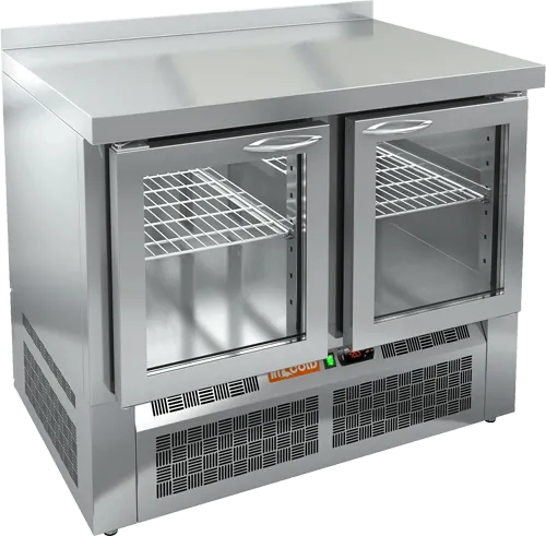 Столы холодильные СТОЛ С ХОЛОДИЛЬНЫМ ШКАФОМ HICOLD SNEG 11 HT (R290)