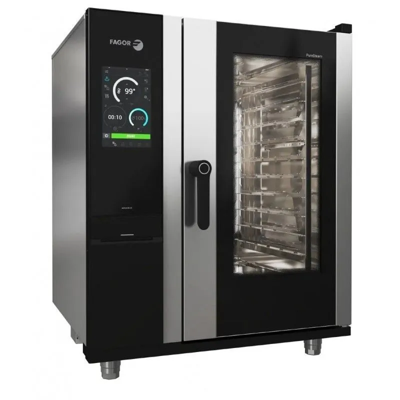 Пароконвектомат FAGOR APW-101 E R LW S, электрический, бойлерный, 10 уровней
