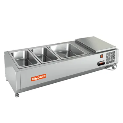 Столы для пиццы и салатов VRTO 1000 1/3 витрина охл. настольная, открытая, 1000х385х248 мм, HICOLD RUS