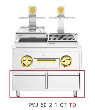 Грили на углях и дровах ГРИЛЬ ОТКРЫТЫЙ JOSPER BASQUE PVJ-50-2-1-CT-TD