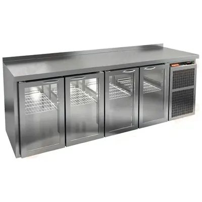 Столы холодильные BNG 1111 BR2 HT стол охл. (+2+10), 4 cтекл.двери, увелич. объема, на низ. ножках, 2280х500х850мм