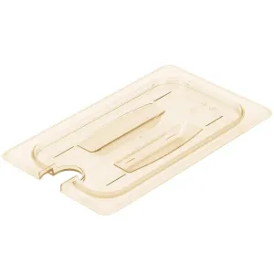 Крышка для гастроемкости GN1/4 с ручкой и вырезом H-PAN поликарбонат Cambro 40HPCHN-150