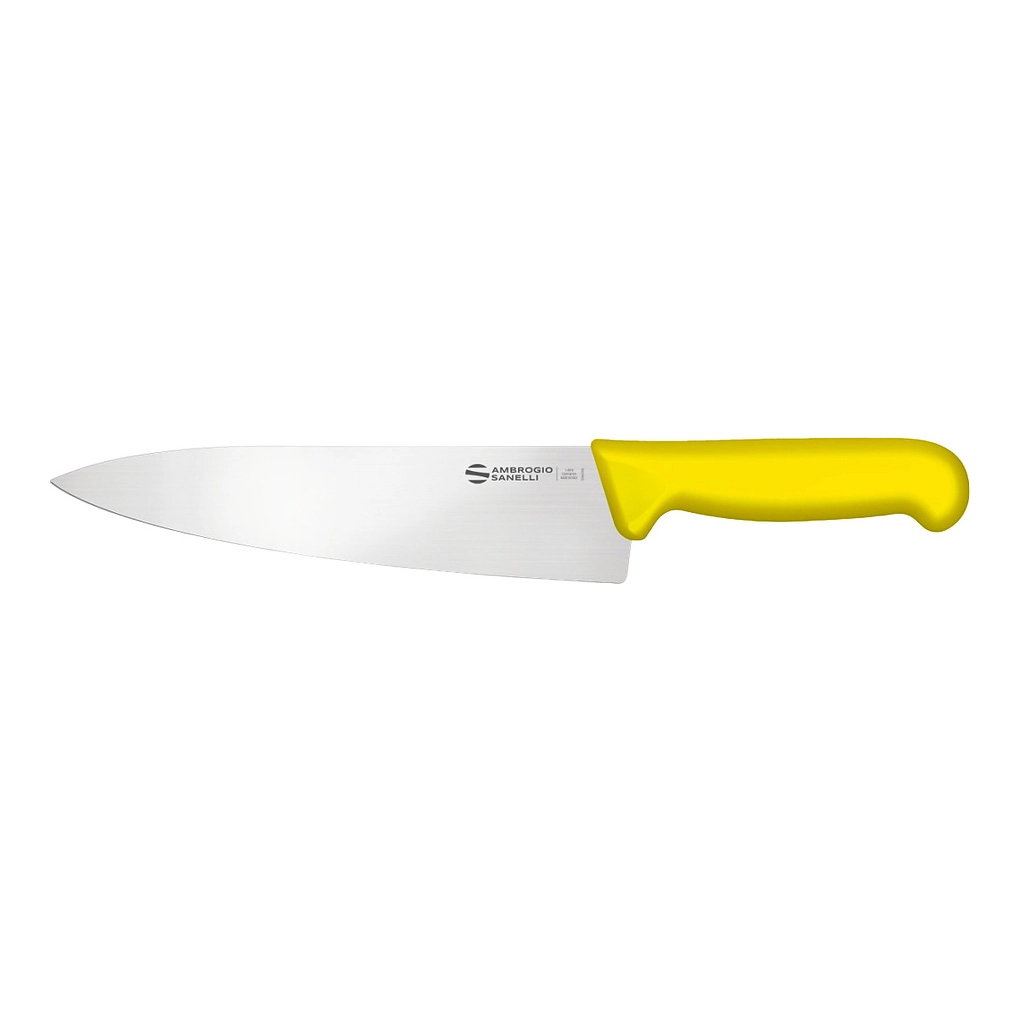 Нож Sanelli Ambrogio серии Supra Colore, SC49016Y, кухонный 160 х 44 мм, желтый