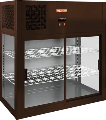 Витрины кондитерские ВИТРИНА HICOLD VRH 990 BROWN