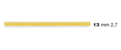 Форма LA MONFERRINA для P6/P12 SPAGHETTI 2,7 MM 13 бронза