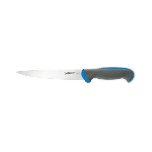 Нож Sanelli Ambrogio серии Tecna, TC51018L, для рыбы с гибким лезвием 180 мм, синий