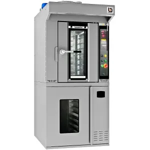 Ротационные печи Печь конвекционно-ротационная Bassanina FR MINI E46.10 комплект с расстойкой FR MINI E46.PR LCD