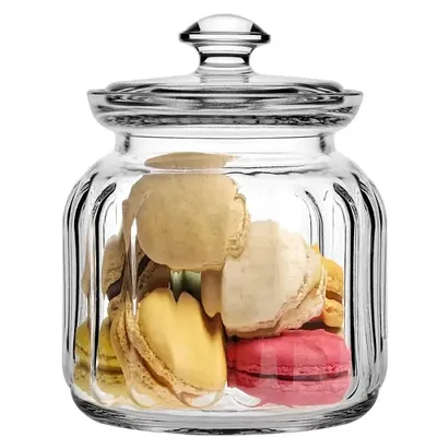 Контейнеры и банки для продуктов Банка для сыпучих прод. 900 мл. d=102 мм. h=152 мм. со стекл. крышкой Вива Pasabahce