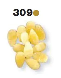 Форма LA MONFERRINA для P6/P12 SEMI DI MELA 7 мм 309 бронза