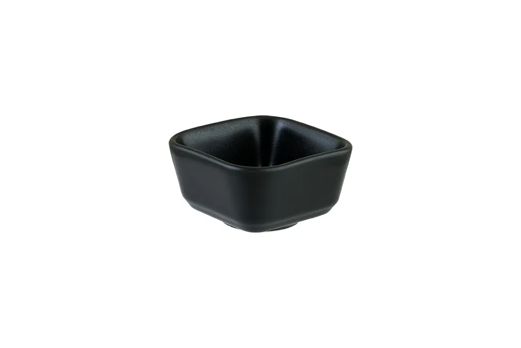 Салатник Bonna NOTMOD9DKS, 70943, квадр. 75х75 мм 110 мл h=40 мм, черный