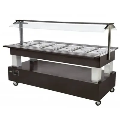 Буфетные станции и салат-бары Roller Grill Int. Салат-бар серии SB, модель SB 60 C Wenge