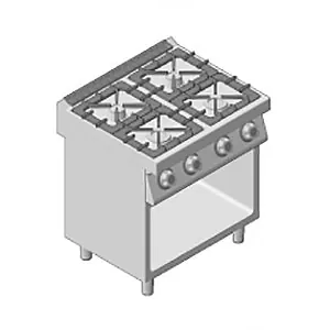 Плита газовая напольная 8CG7X040C