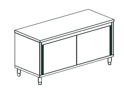 Столы производственные СТОЛ ПРОИЗВОДСТВЕННЫЙ ЗАКРЫТЫЙ APACH CHEF LINE LWC620SH2SD