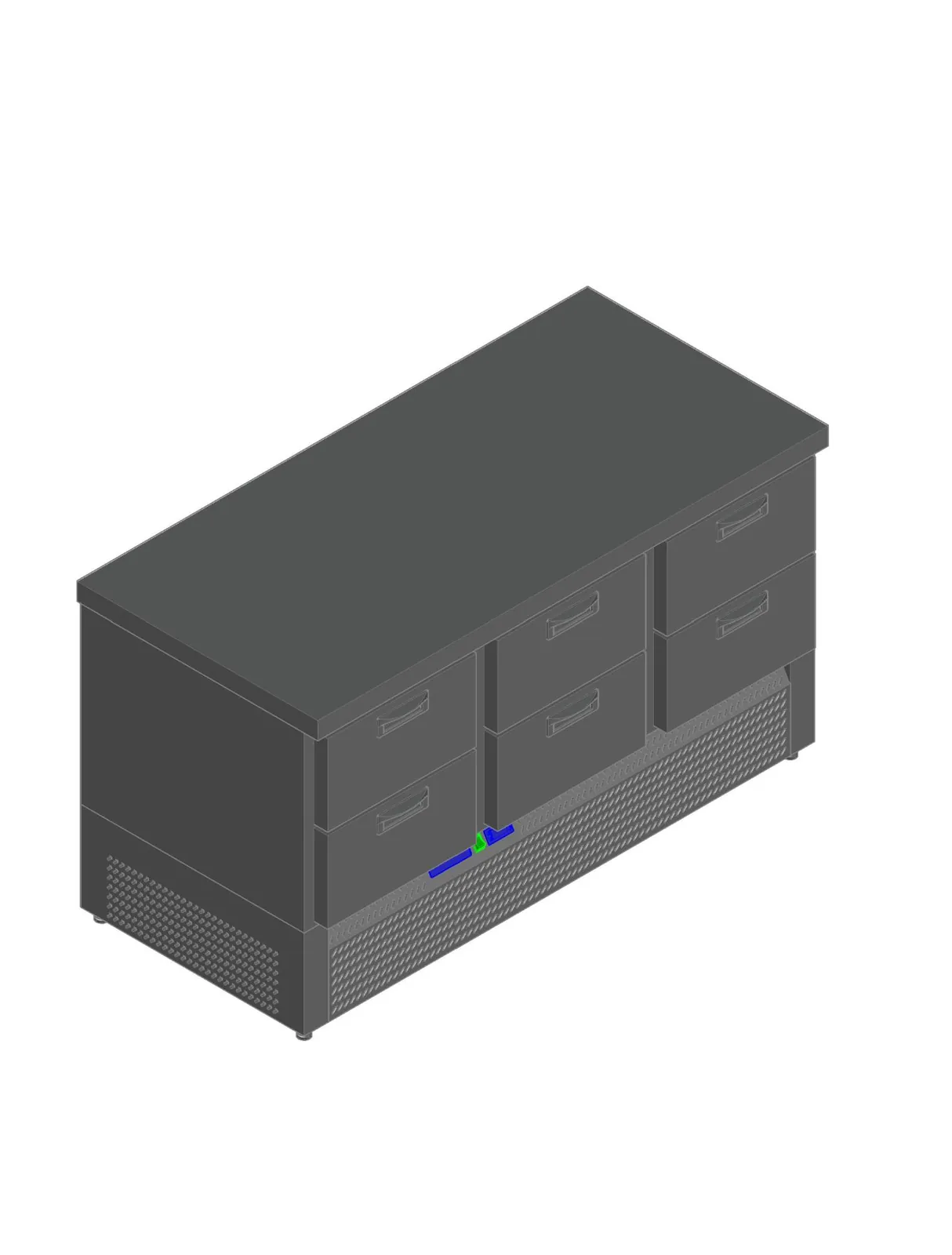 Стол с охлажд.шкафом Hicold GNE222/TN O