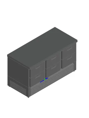 Столы холодильные СТОЛ С ОХЛАЖД.ШКАФОМ HICOLD GNE222/TN O